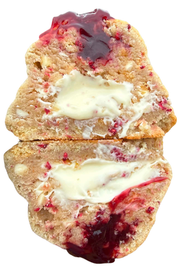 White chocolate Raspberry