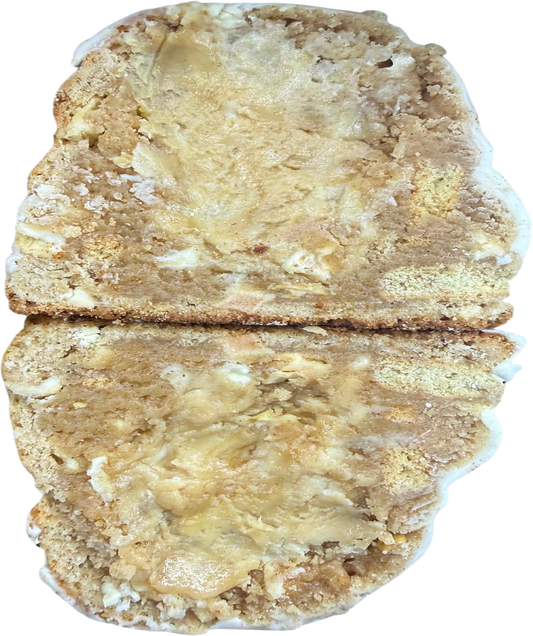 Scandal NY Cookies Apple Pie cookie made with apple spread, white chocolate, and apple pieces.